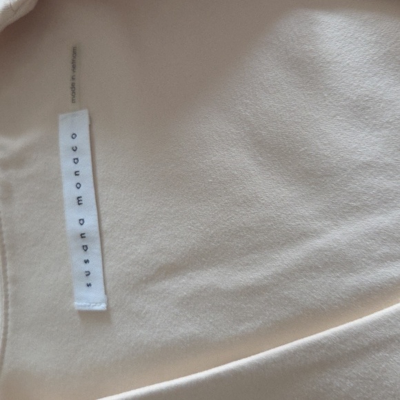 Susana Monaco Cream Sleeveless Button Down Vest - Picture 5 of 8